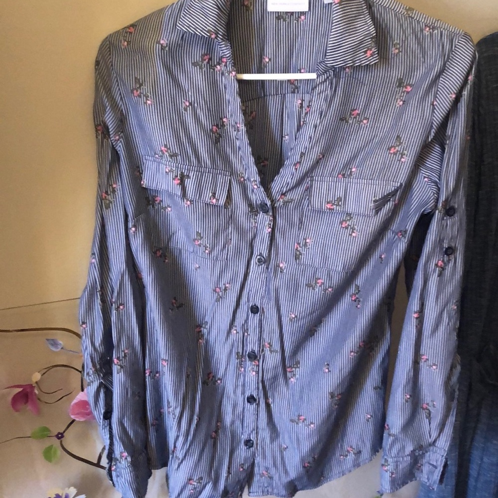 New York and co button down shirt